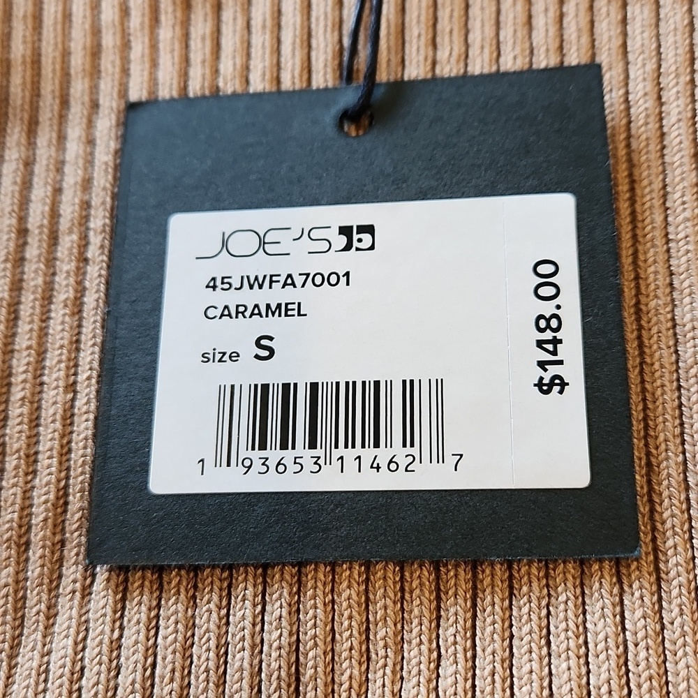 Joe's ribbed tan sweater new with tags size small - Picture 6 of 6